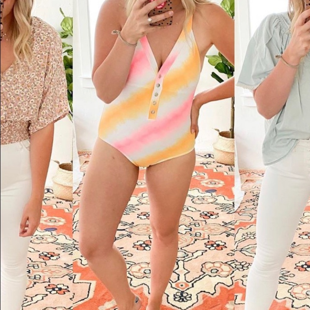Tie dye swim